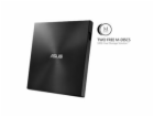 ASUS  External Slim SDRW-08U7M-U/BLACK/G/AS,  Retail, černá