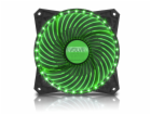 EVOLVEO ventilátor 120mm, LED 33 bodů, zelený