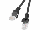 Lanberg PCU5-20CC-0025-BK síťový kabel Černá 0,25 m Cat5e...