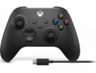 Xbox Wireless Controller černý + USB-C kabel