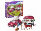 Schleich 42535 Dobrodružné auto s přívěsem a koněm