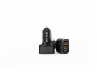 Tellur Car Charger FCC9, 56W, 9A (2XQC 3.0 + PD20W) černá