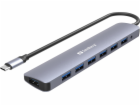 Sandberg 136-40 USB-C na 7 x USB 3.0 Hub