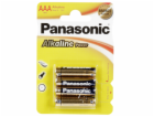 1x4 Panasonic Alkaline Power Micro AAA LR03