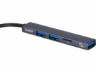 ORICO HUB USB-A; 3x USB-A (2x2.0 1x3.1) TF 5 GBPS AH-A12F...