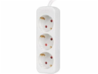 LANBERG Power strip 3x Shuko 1.5m white