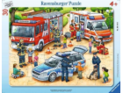 Rámové puzzle Ravensburger 30 dílků. Vzrušující práce 061...