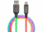 Ansmann USB-A / USB-C Cable with LED Lighting 100cm 1700-...
