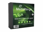 DVD+R MediaRange 4,7GB  16x slimcase (5pack)