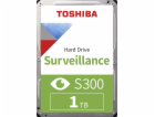 TOSHIBA HDD S300 Surveillance (CMR) 1TB, SATA III, 5400 r...