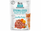Brit Brit Care Cat Pouch Sterilised - filety z kurczakiem...