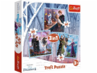 Trefl Puzzle 3v1 Magical Story Frozen II 34853