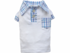 Doggydolly Polo tričko, bílá, XS 18-20 cm/31-33 cm