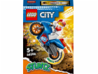LEGO® CITY 60298 Kaskadérská motorka s raketovým pohonem
