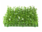 Umělá tráva, zeleno-bílá, 25 x 25 cm