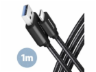 AXAGON BUCM3-AM10AB, SPEED kabel USB-C <-> USB-A, 1m, USB...