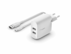 Belkin BOOST CHARGE™ Duální 24W USB-A nástěnná nabíječka ...