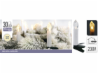 Světla vánoční 30 LED žárovek svíčka