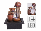 Fontána pokojová s LED osvětlením 4 Amfory KO-795202250amf4