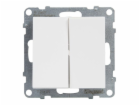Suna Double White Candlestick 10AX 250V Automatická svork...