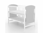 Dětská postýlka New Baby MIA se stahovací bočnicí šedá