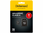 INTENSO Micro SDHC karta 8GB Class4