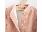 Kojenecký mušelínový kabátek New Baby Comfort clothes růž...