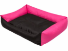 Eko postel HOBBYDOG - Růžové bočnice a černá XXL matrace