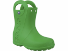 Dětské boty Crocs Handle Rain Boot zelené velikosti 34-35...