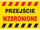 ANRO Výstražná značka Zakázaný průjezd 350 x 250mm (B15/L/R)