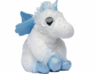 Molli Toys Unicorn bílá a modrá 20 cm