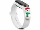Vánoční silikonový náramek Hurtel Strap pro Xiaomi Mi Ban...