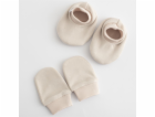 Kojenecký bavlněný set-capáčky a rukavičky New Baby Casua...