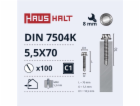 Samořezné šrouby Haushalt, DIN 7504K, 5,5 x 70 mm, 100 ks.