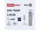 Samořezné šrouby Haushalt, DIN 7504P, 3,9 x 38 mm, 500 ks.