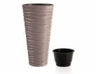 Květináč Prosperplast SAND SLIM mocca 34,9 cm 