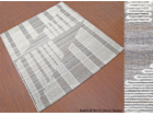 Pokojový koberec Domoletti Batim, bílo/šedý, 160x230cm