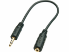 Lindy Jack 2,5 mm - Jack 3,5 mm kabel 0,2 m černý (35699)
