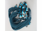 Omega USB-A - microUSB kabel 1 m Modrý (OUFBBMBL)