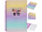 Starpak SPIRAL NOTEBOOK A5 BUTTERFLY STK B/C 6/36