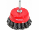 AWTools kartáč s kroucenou stopkou 75 mm (AW55163)