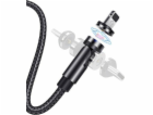 Usams USB-A – Lightning kabel 1 m černý (109577)