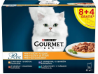 PURINA Gourmet Perle Duck krůtí jehněčí tuňák - mokré krm...
