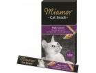 MIAMOR Cat Cream Malt & Cheese - kočičí pamlsky - 6x15g