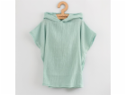 Dětské mušelínové pončo New Baby Feeling mint 35 cm Vel.XS