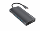 Natec multiport adaptér FOWLER 2 3X USB 3.0 HUB, HDMI 4K,...