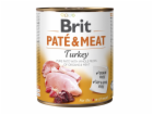 BRIT Paté & Meat with Turkey - mokré krmivo pro psy - 800g