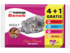 SUPER BENEK Adult - mokré krmivo pro kočky - 5 x 100g