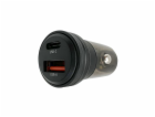 Solight fast charger do auta 30W USB-C + A