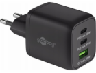 goobay USB-C PD víceportová rychlá nabíječka Nano 65 wattů